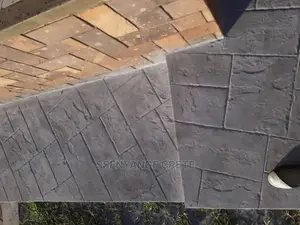 Stamped Concrete With Epoxy Finish