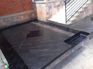 Stamped Concrete With Epoxy Finish