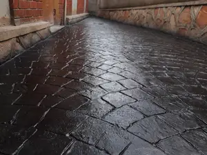 Stamped Concrete With Epoxy Finish