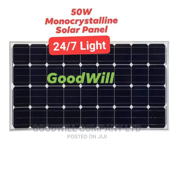 50W Monocrystalline Solar Panel