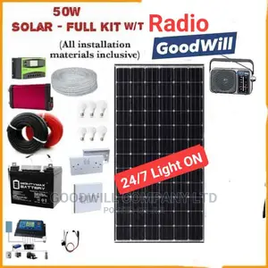 50W Solar Kit With Radio