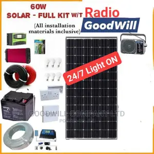 60W Solar Kit With Radio