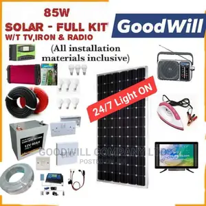 85W Solar Kit W/T TV Iron Inverter