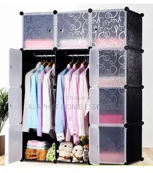 3 Column Plastic Wardrobe