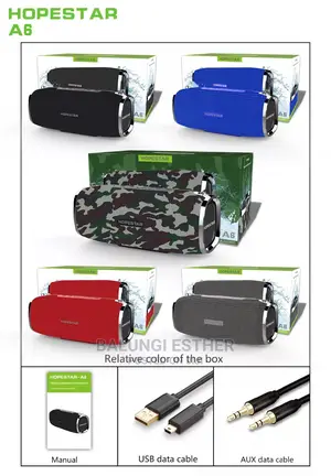 Hopestar A6 Bluetooth Speaker (No Radio Because It's Origin)