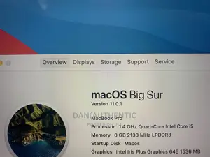 New Laptop Apple MacBook Pro 2020 8GB Intel Core I5 SSD 512GB