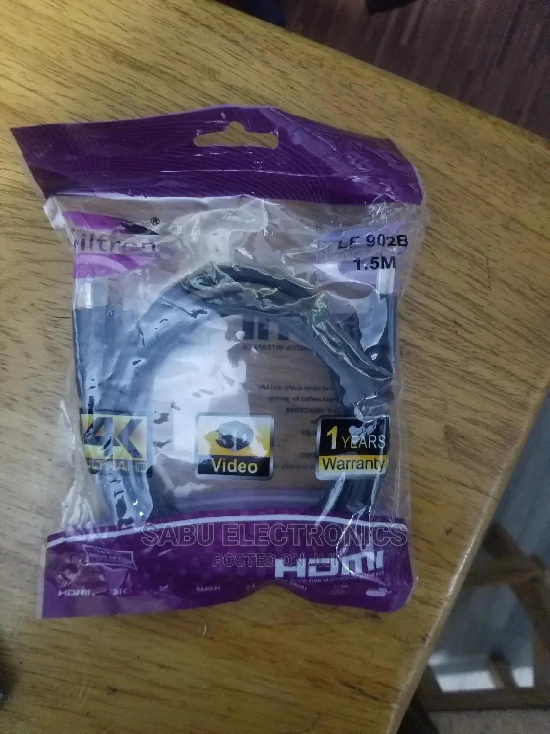 HDMI CABLES 1.5m - 