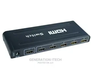 5 Port Hdmi Switcher With Remote -Supports 1080p