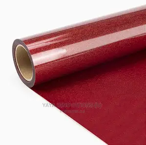 Vinyl PU Glitters Red
