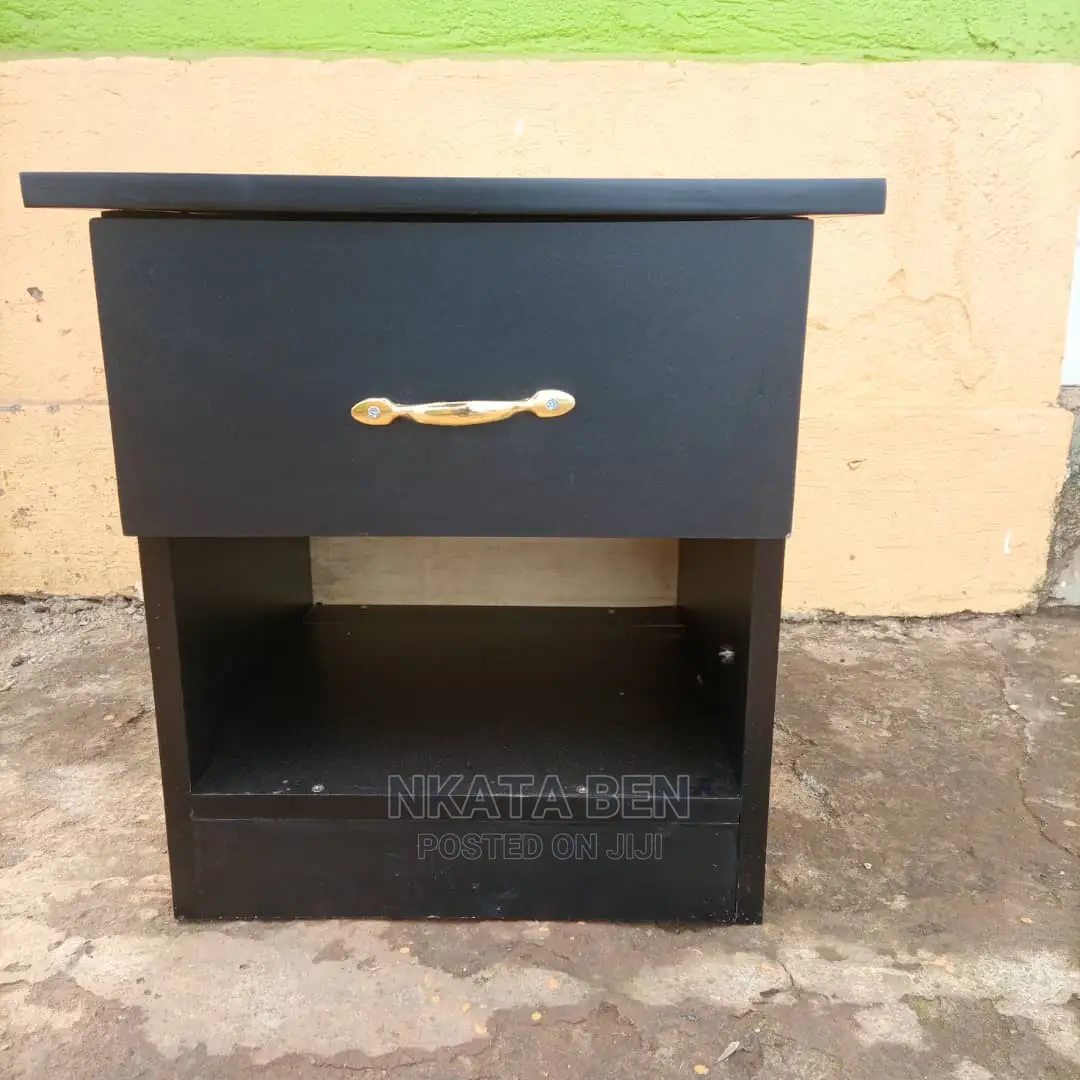 Black Bed Side Drawer