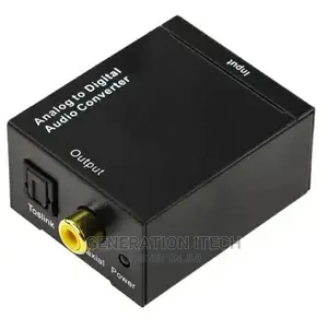 Analogue to Digital Audio Converter- Banana to Optical