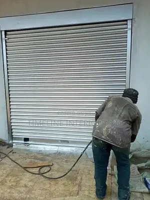 Roller Shutters Spray Painting.