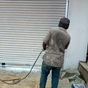 Roller Shutters Spray Painting.