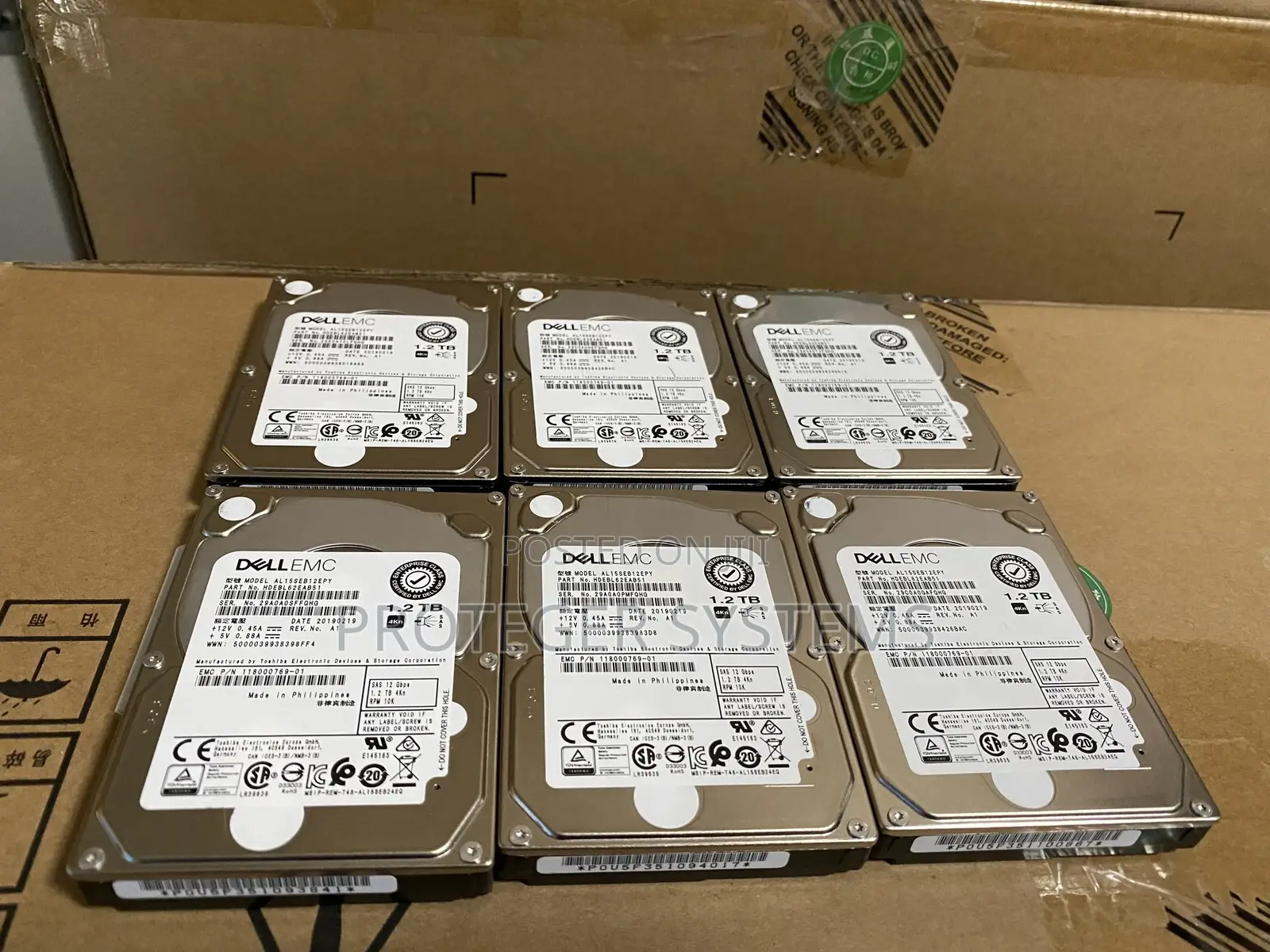 1.2TB Dell EMC 2.5 Inch Server SAS Drives