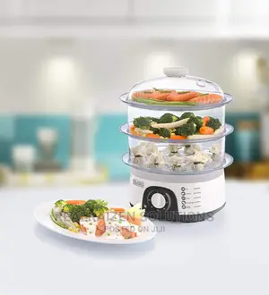 BLACK+DECKER 3-Tiers 10 Liter Timer Food Steamer 775W
