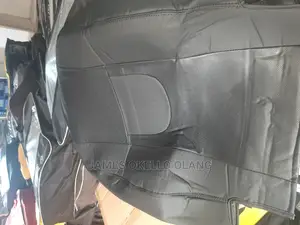 Black Leather Seat Cover
