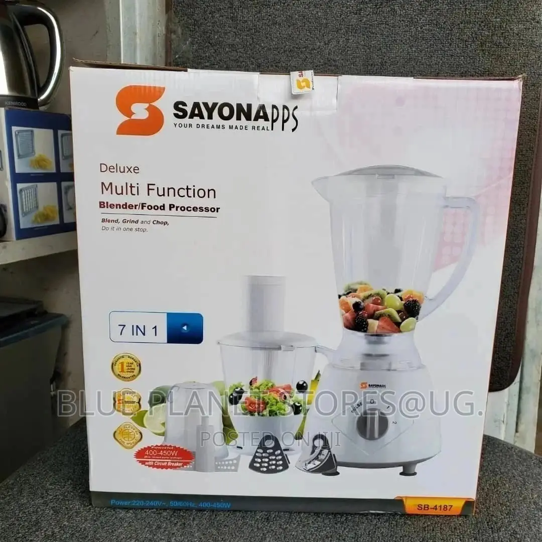 Sayona 7_in_1 Multifunction Blender/Food Processor.{SB-4187}