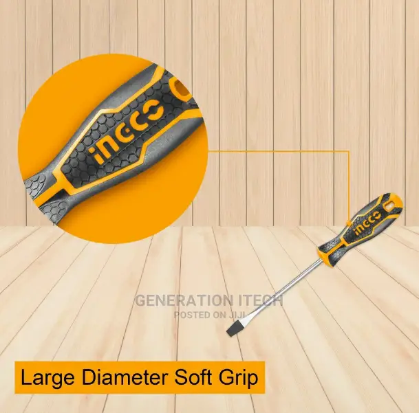 6pcs Ingco Industrial Premium Pro-Grade Screwdriver Set