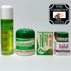 Pharmaderm Pimple Fighting Set of Cream, Cleanser, Soap+SOS