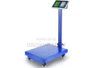 A12 Digital Platform Weigh Scales With a Barrier.