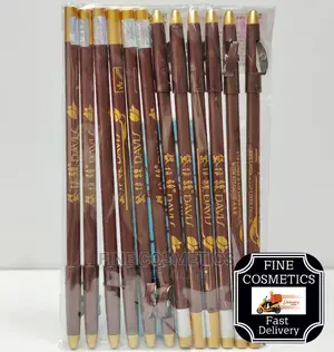 12pcs Davis Eye Lipliner Super Stay Waterproof Eye Pencils