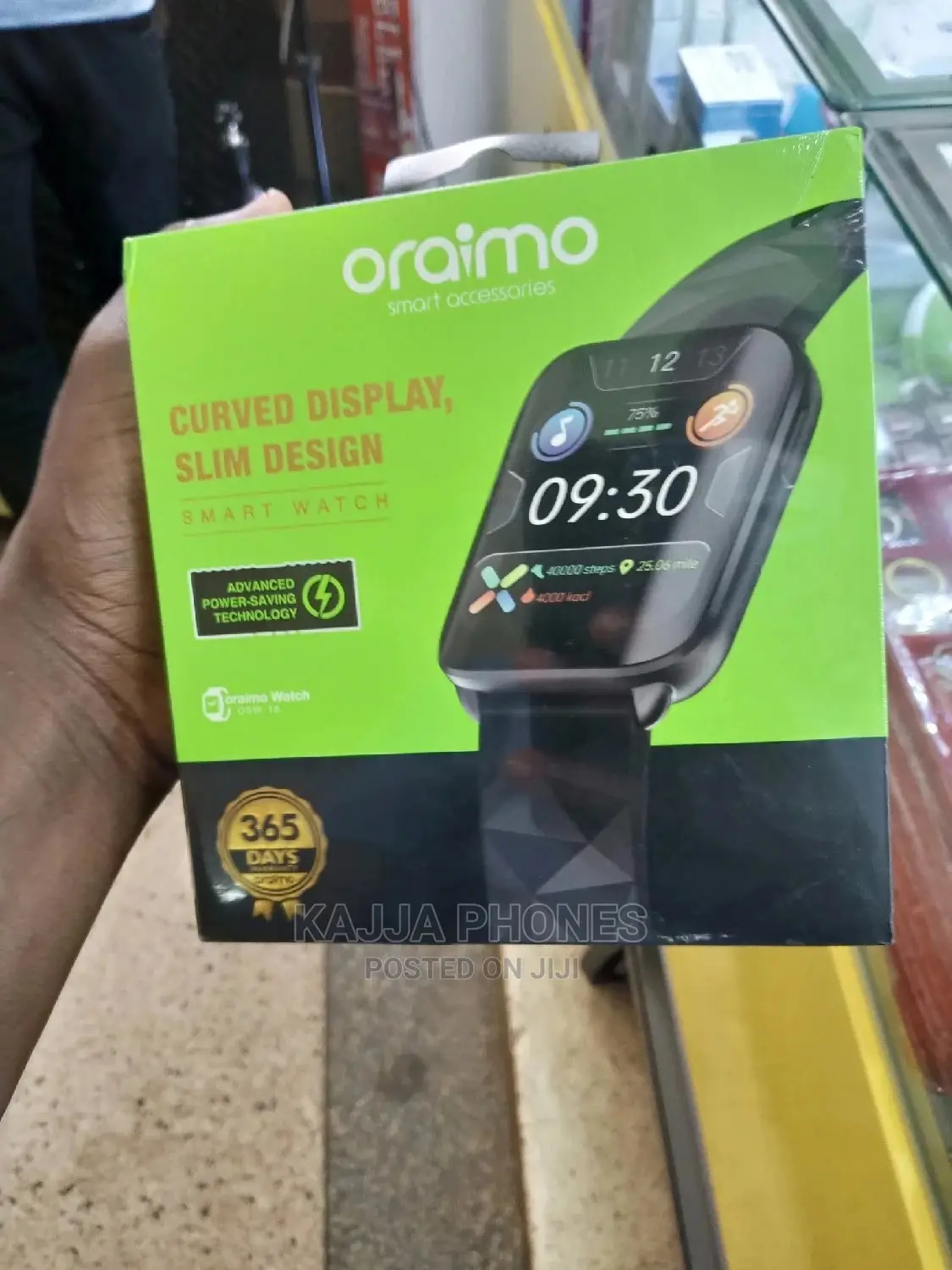 Oraimo Smart Watch Black in Colour