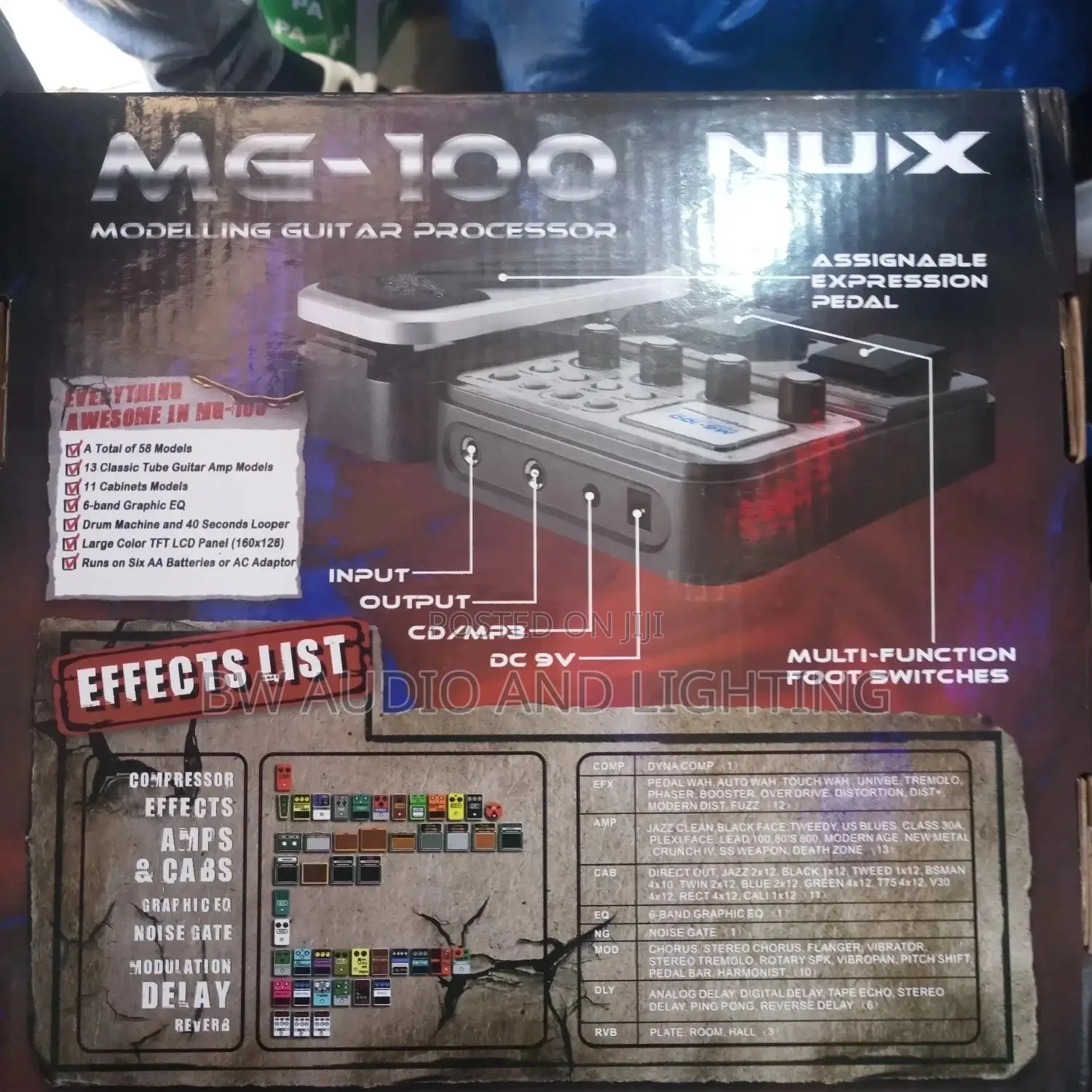 MG 100 Guitar Effects
