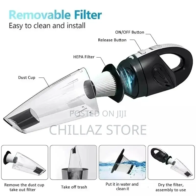 Portable Wireless Vaccum Cleaner