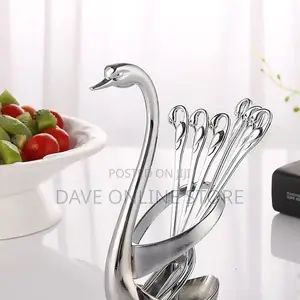 Swan Base Holder Cutlery Set
