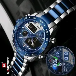 Naviforce Blue and Silver