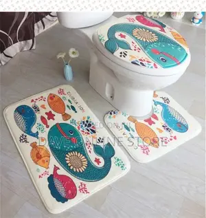 Three Pieces of Bathroom Toilet Mat S,Bathtub Mats