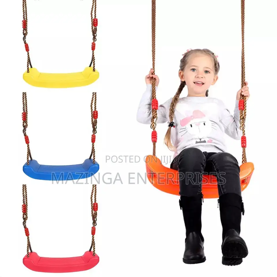 Kids Play Swing With Adjustable Height (100kg Capacity)