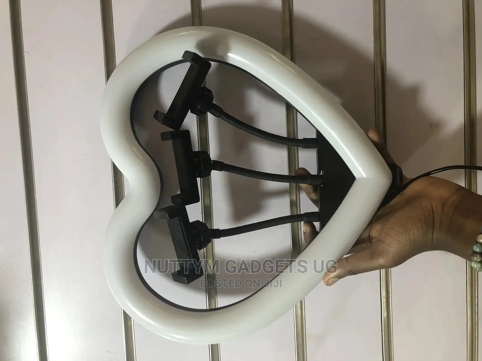 LED Ring Lights In A Heart Shape