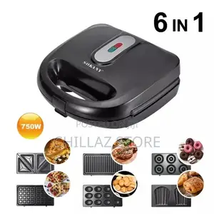 6in1 Sokanyi Sandwich,Grilk,Donut, Waffle Maker