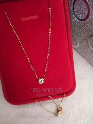 Simple and Stainless Necklace Available With a Box It's Self