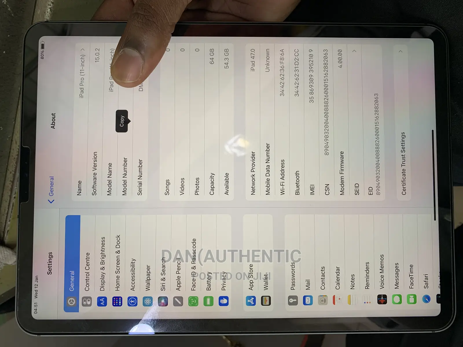 Apple iPad Pro 11 (2018) 64 GB Gray