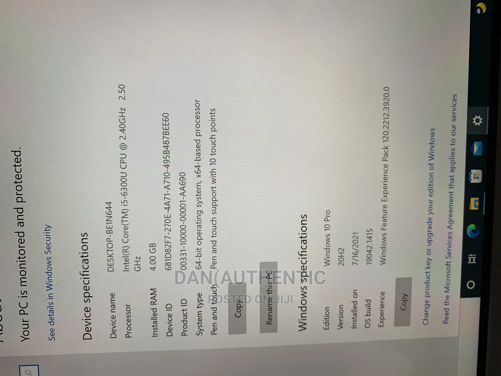 Laptop Microsoft Surface Pro 4 4GB Intel Core I5 SSD 128GB