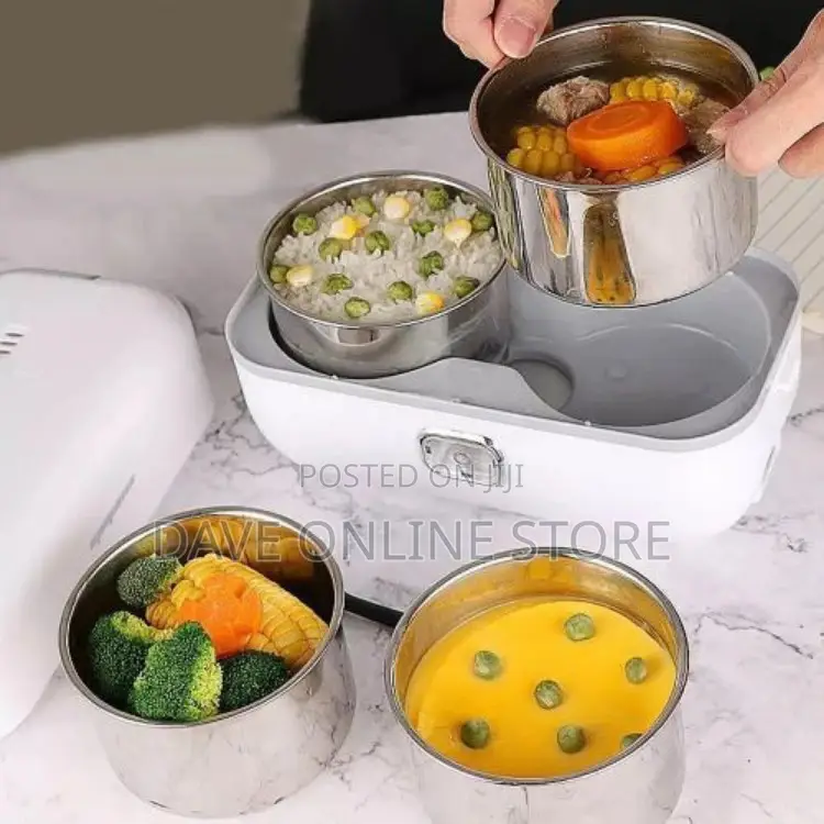 Portable Electric Lunch Box Heat Food Steamer Container