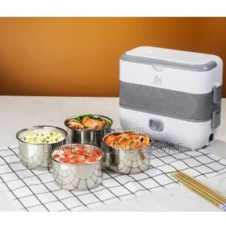 Portable Electric Lunch Box Heat Food Steamer Container