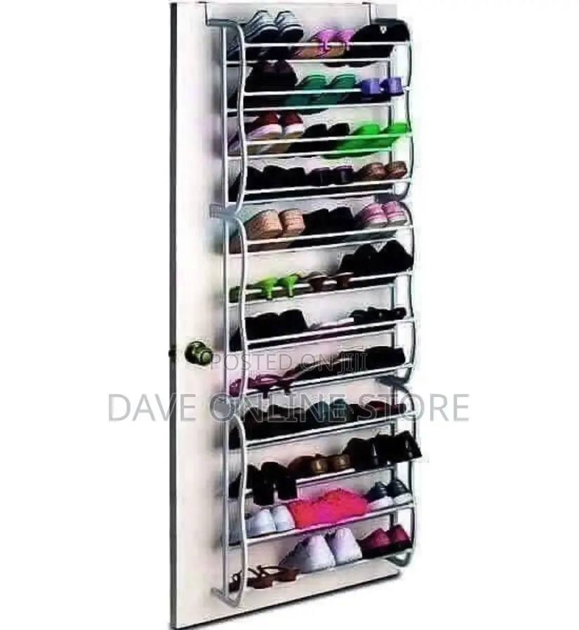 Wall Door Mount Shoe Rack for 36 Pairs -