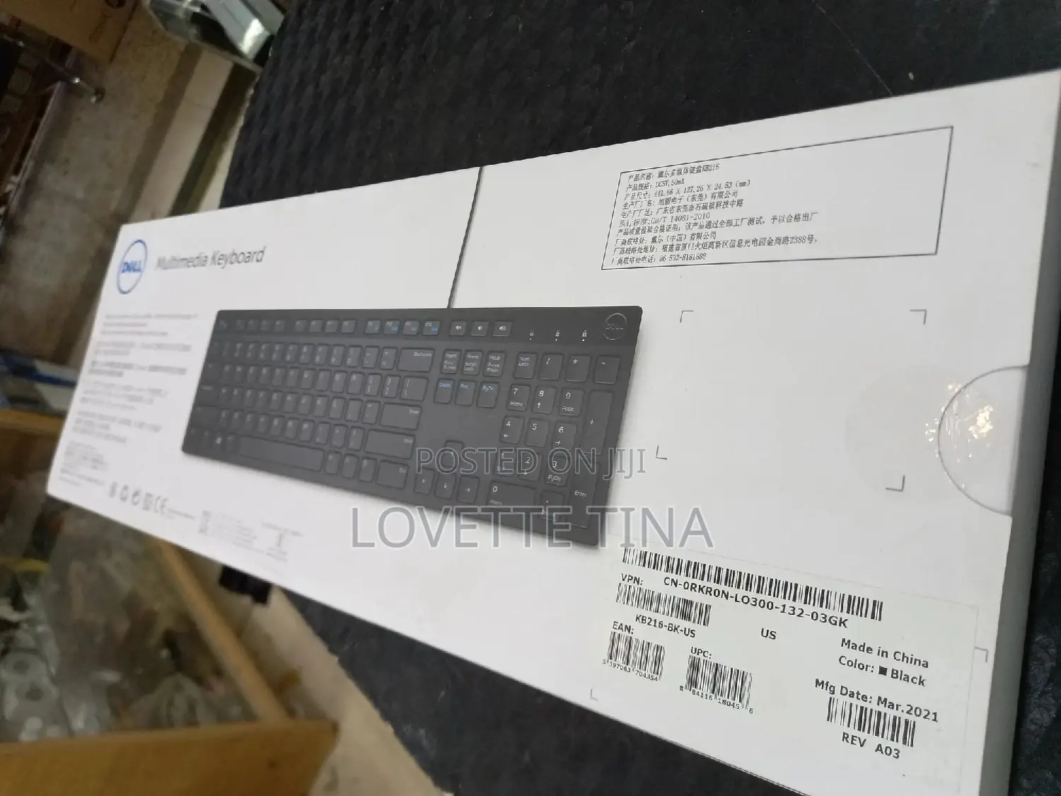 Usb Dell Original Keyboard KB 216