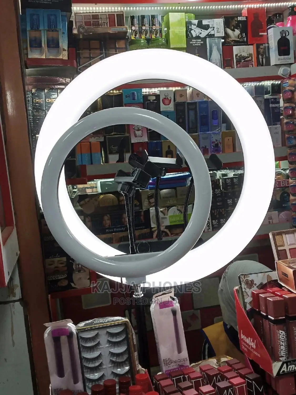 Ring Light With 3 Phone Holder
