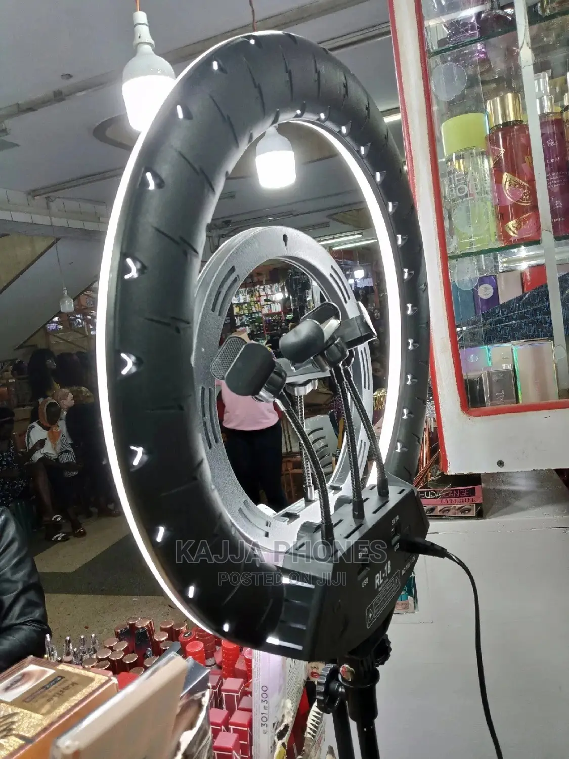 Ring Light With 3 Phone Holder