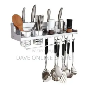 Wall Mount Kitchen Utensils Organizer