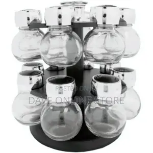 16pc Revolving Kitchen Herbs Spice Rack Storage Organizer