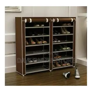 Cloth Wooden Frame Shoe Rack