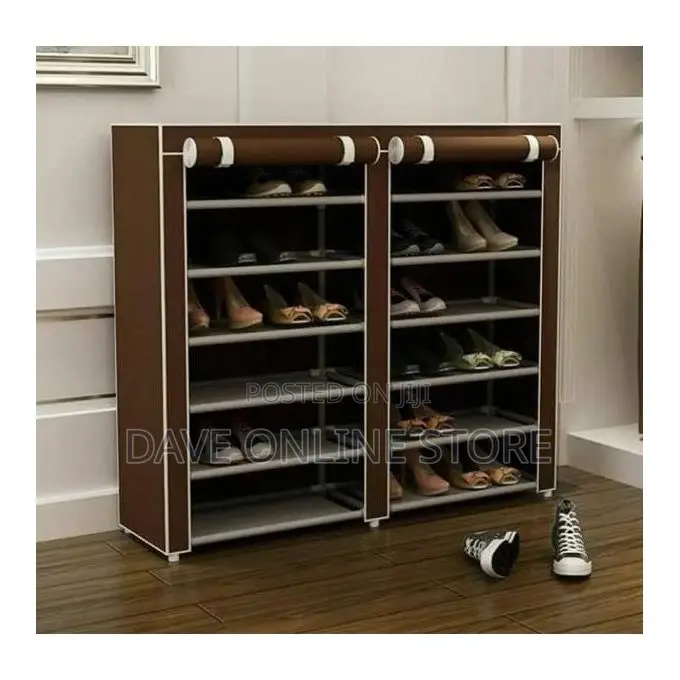 Cloth Wooden Frame Shoe Rack