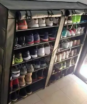 Cloth Wooden Frame Shoe Rack