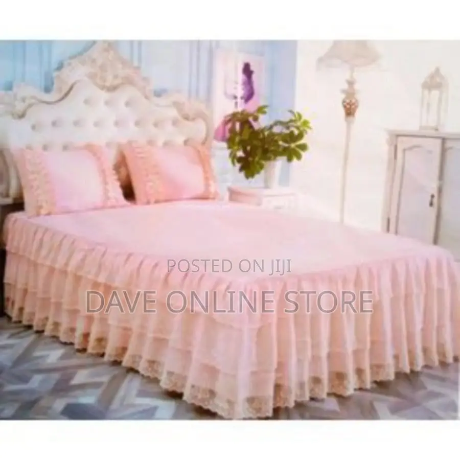Classy Bed Liners/ With 2 Pillow Cases