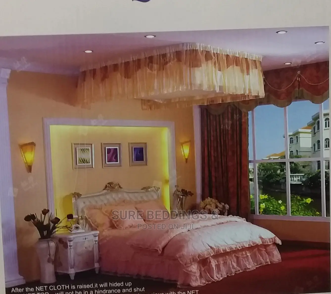 Fancy Cozy Ceiling Mosquito Net